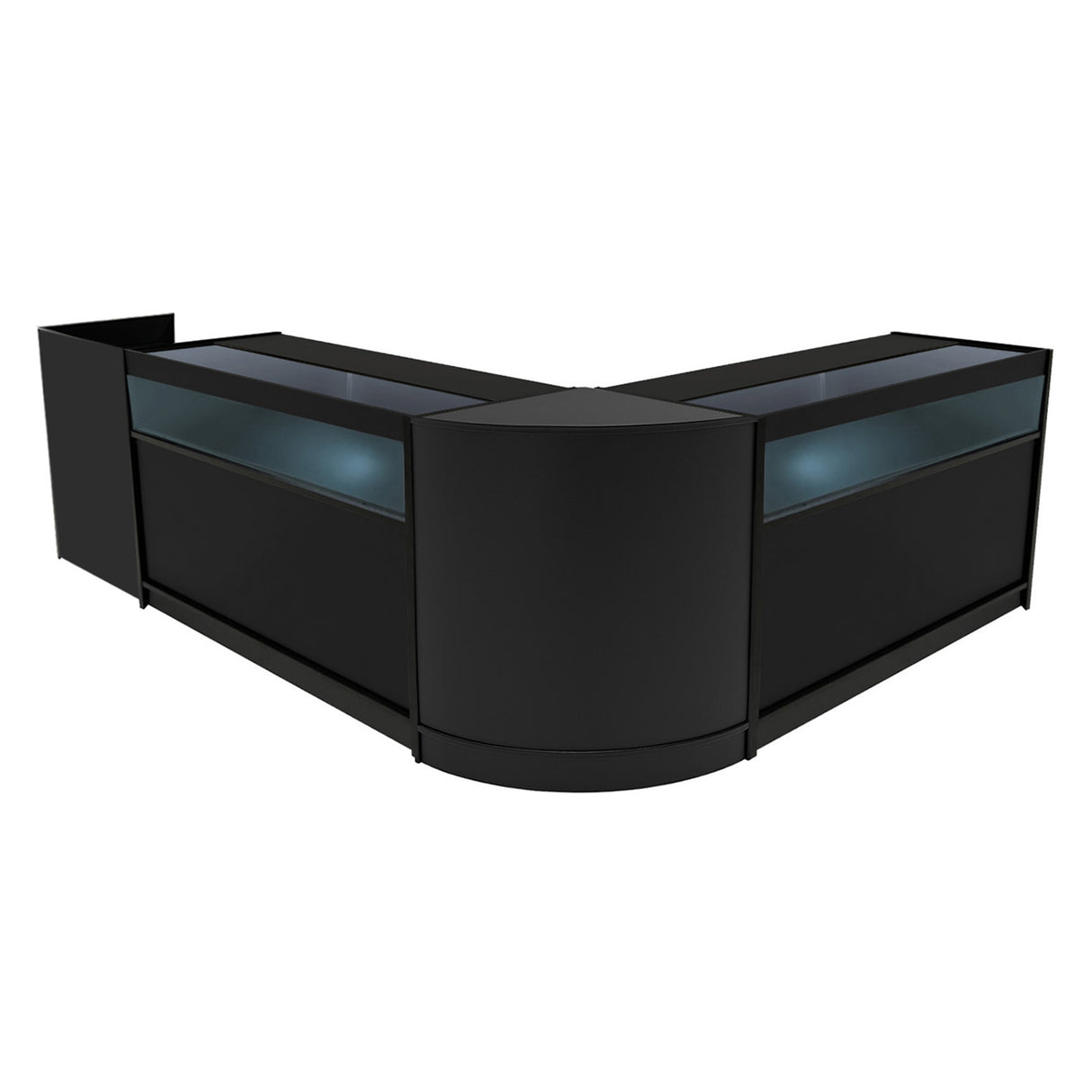 Luna LED Winkel Toonbank Set CM60, TB60 & 2 x B1500 - Zwart