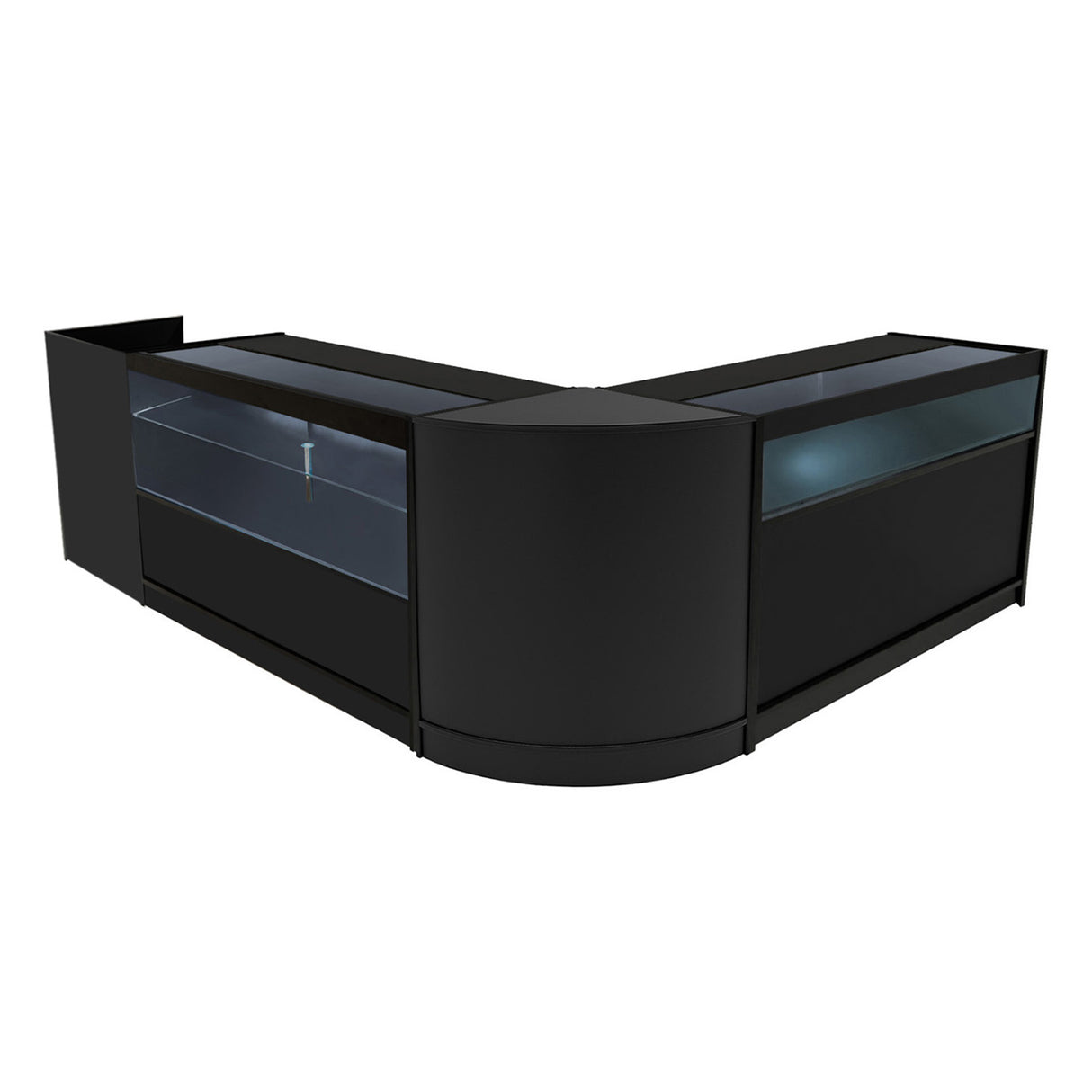 Gravity LED Winkel Toonbank Set B1500, C1500, TB60 & CM60 - Zwart