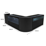 Gravity LED Winkel Toonbank Set B1500, C1500, TB60 & CM60 - Zwart