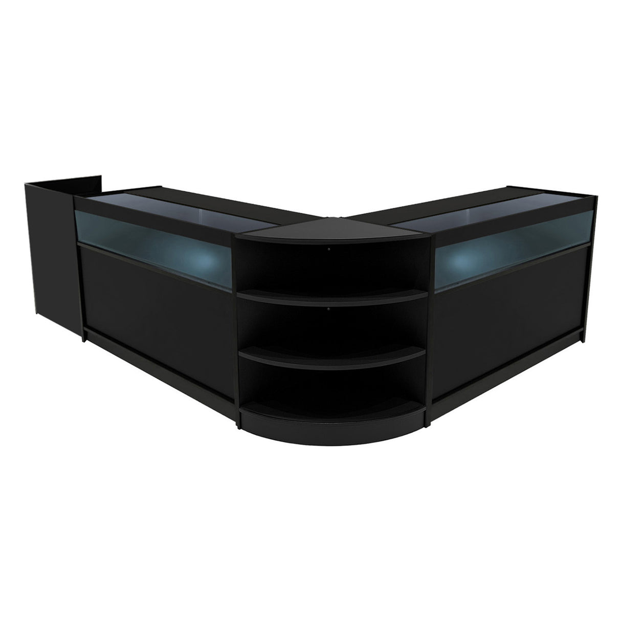 Sagittarius LED Winkel Toonbank Set LM60, TB60 & 2 x B1500 - Zwart