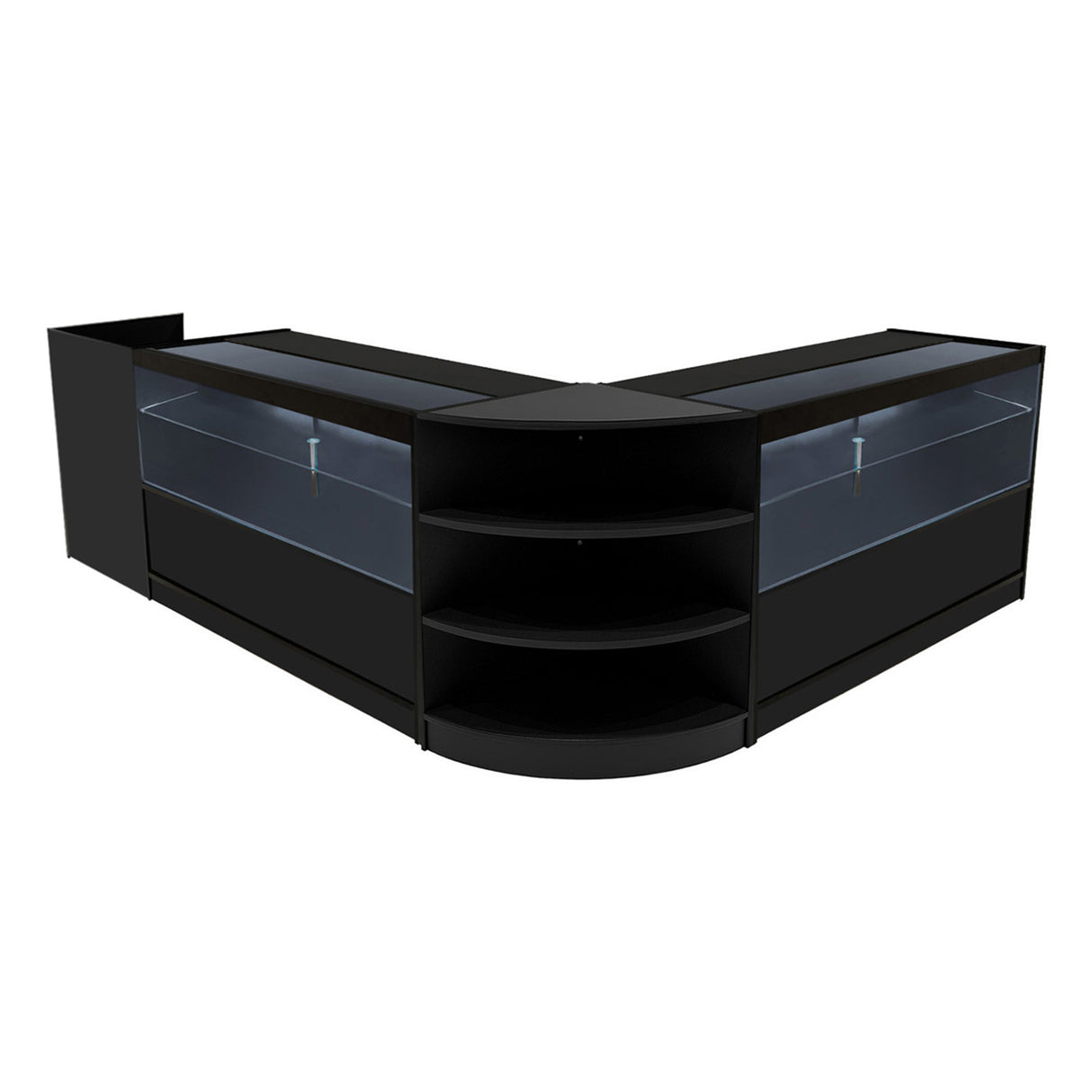 Eclipse LED Winkel Toonbank Set LM60, TB60 & 2 x C1500 - Zwart