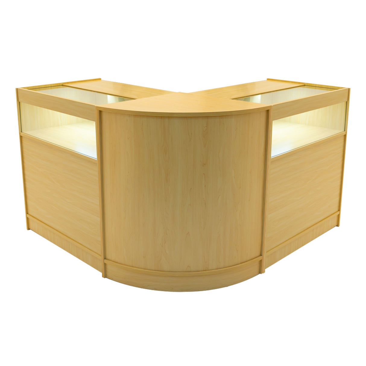 Iris LED Winkel Toonbank Set CM60 & 2 x B900 - Esdoorn
