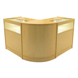 Iris LED Winkel Toonbank Set CM60 & 2 x B900 - Esdoorn