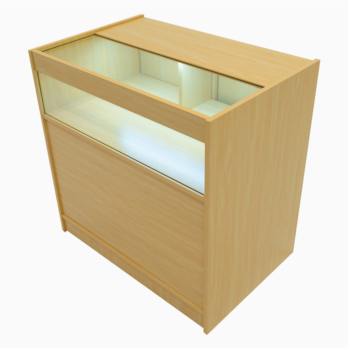 Iris LED Winkel Toonbank Set CM60 & 2 x B900 - Esdoorn