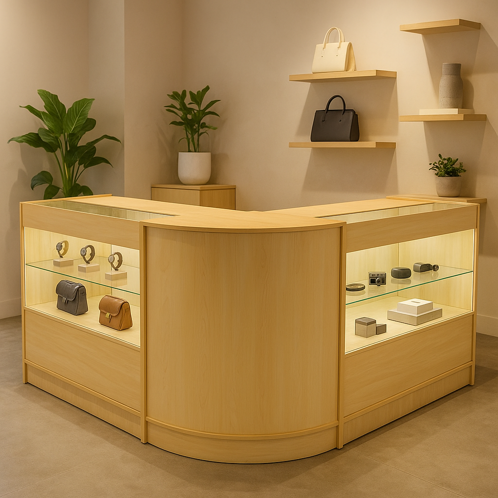 Selene LED Winkel Toonbank Set CM60 & 2 x C900 - Esdoorn
