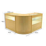 Adonis LED Winkel Toonbank Set B900, C900 & CM60 - Esdoorn