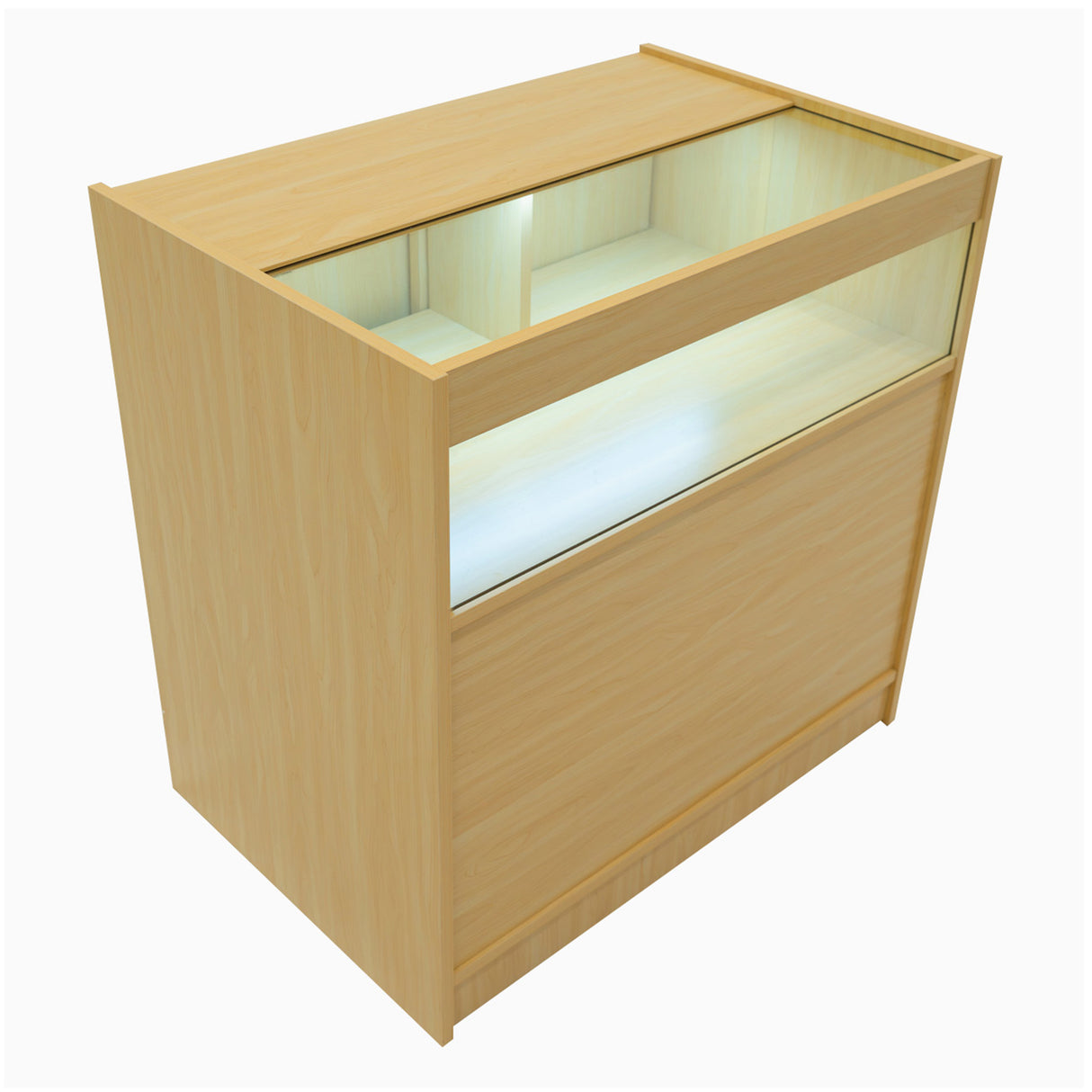 Adonis LED Winkel Toonbank Set B900, C900 & CM60 - Esdoorn