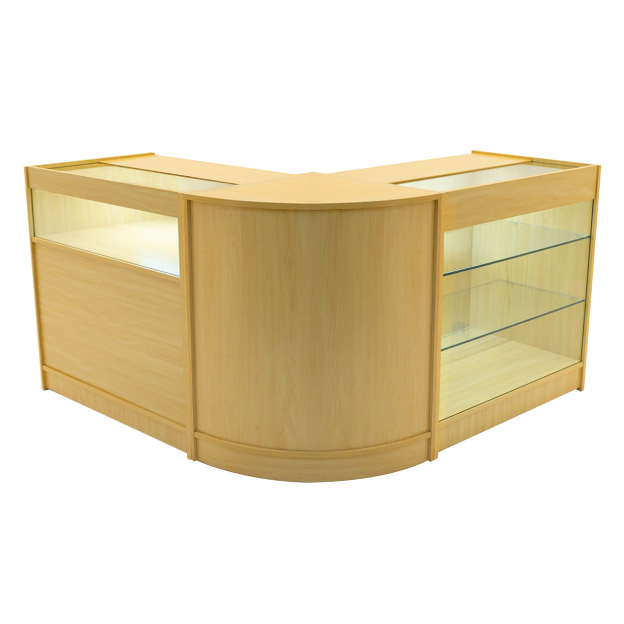Triton LED Winkel Toonbank Set K900, B900 & CM60 - Esdoorn