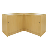 Theseus LED Winkel Toonbank Set LM60 & 2 x B900 - Esdoorn
