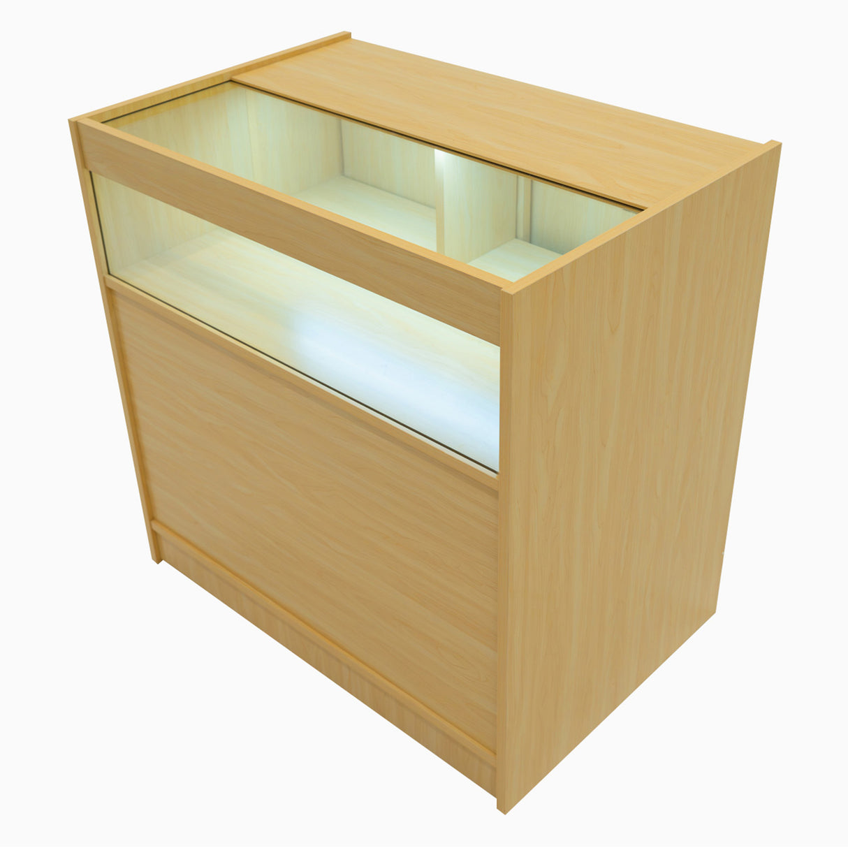 Theseus LED Winkel Toonbank Set LM60 & 2 x B900 - Esdoorn