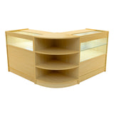 Harmonia LED Winkel Toonbank Set B900, C900 & LM60 - Esdoorn