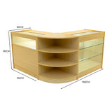 Demeter LED Winkel Toonbank Set K900, B900 & LM60 - Esdoorn