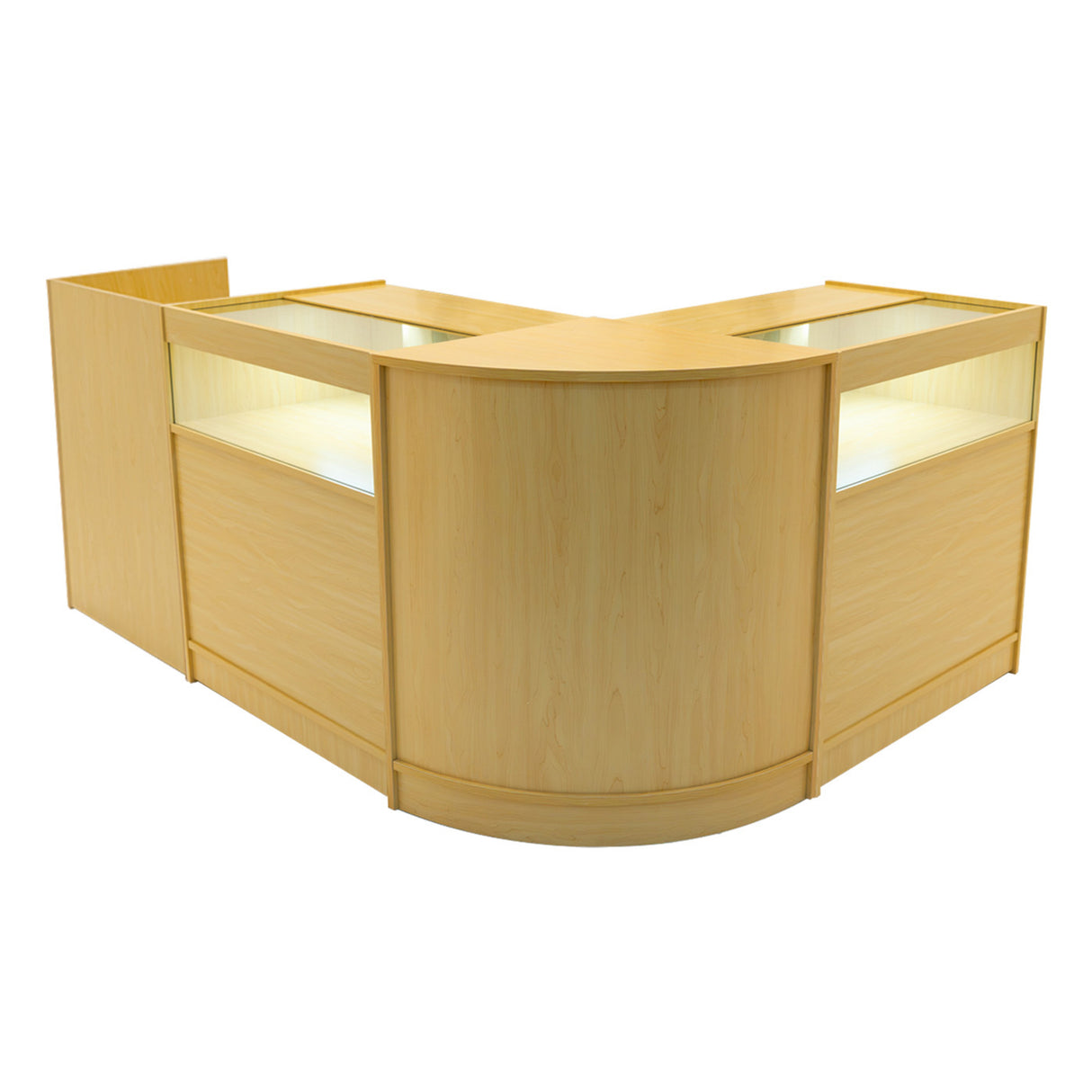Luna LED Winkel Toonbank Set CM60, TB60 & 2 x B900 - Esdoorn