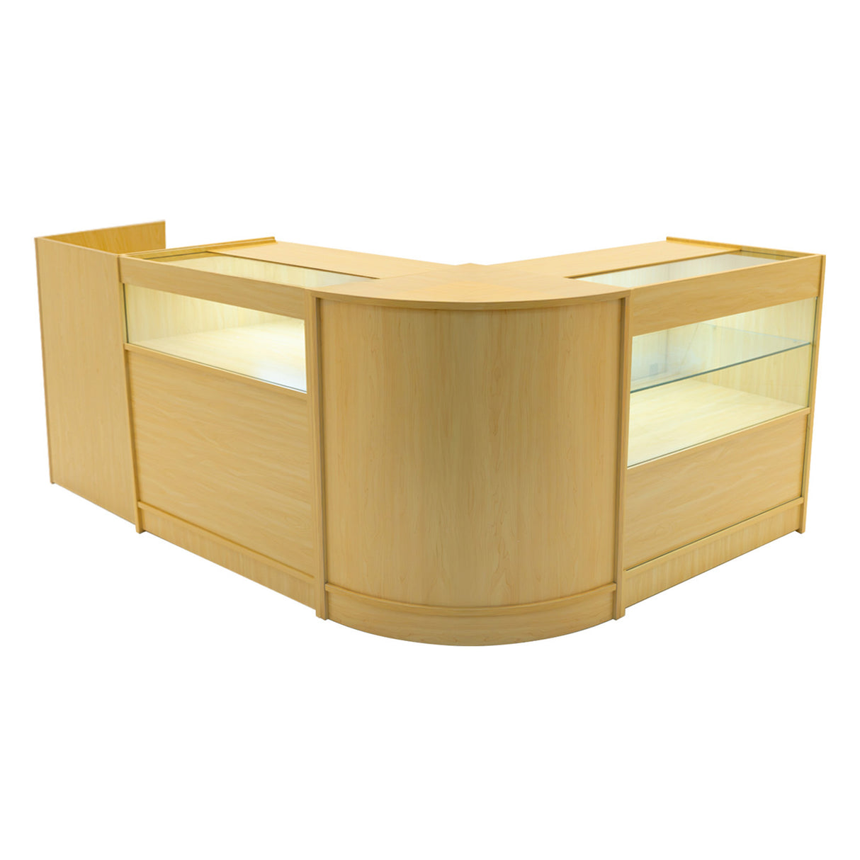 Gravity LED Winkel Toonbank Set B900, C900, TB60 & CM60 - Esdoorn