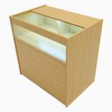 Europa LED Winkel Toonbank Set B900, C900, TB60 & LM60 - Esdoorn