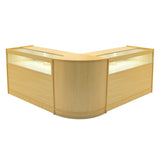 Iris LED Winkel Toonbank Set CM60 & 2 x B1200 - Esdoorn