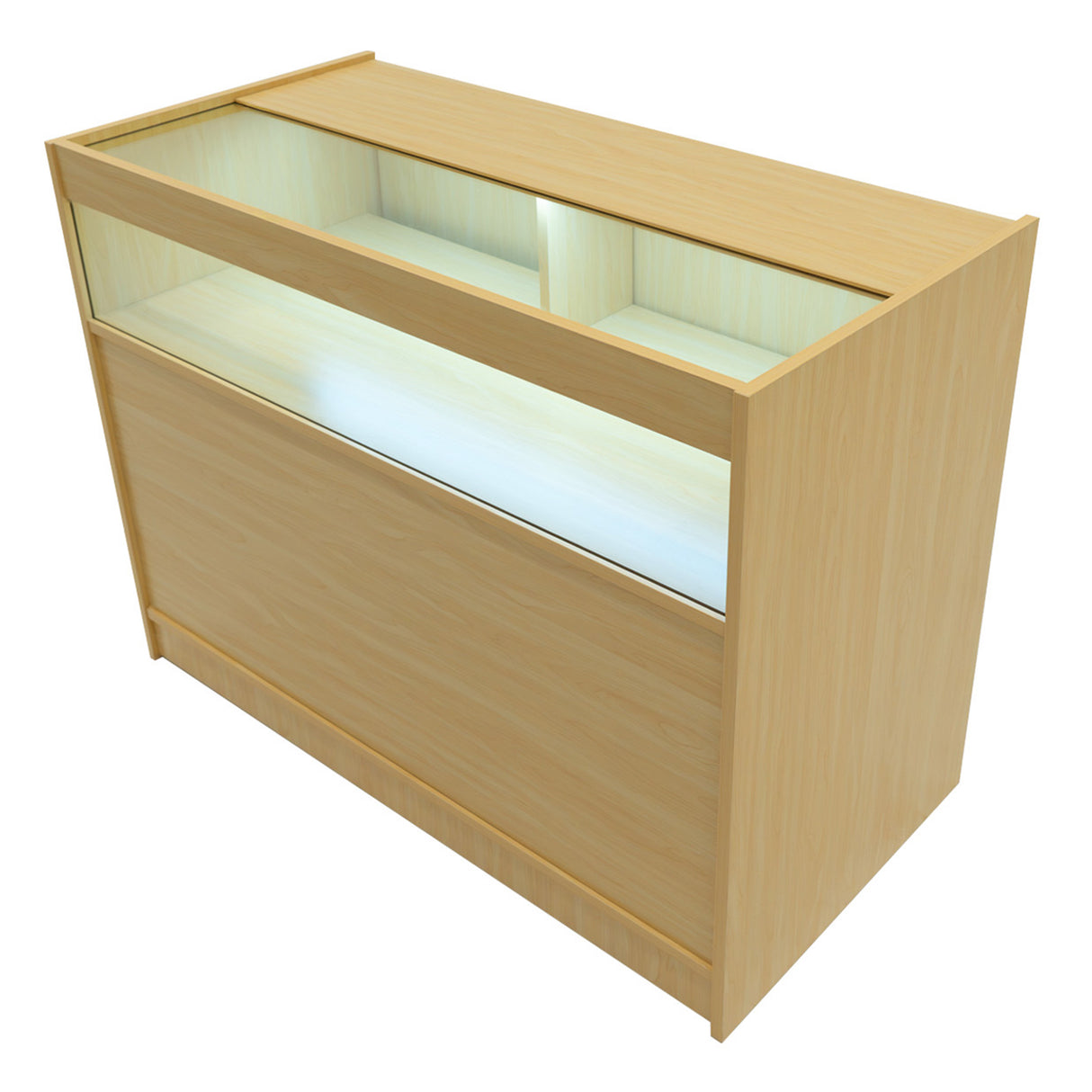 Iris LED Winkel Toonbank Set CM60 & 2 x B1200 - Esdoorn