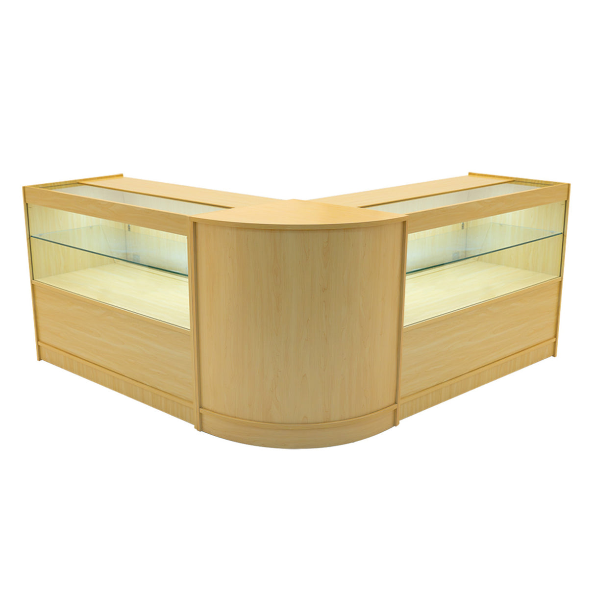 Selene LED Winkel Toonbank Set CM60 & 2 x C1200 - Esdoorn