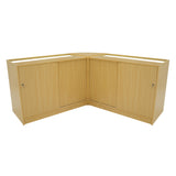 Helios LED Winkel Toonbank Set CM60 & 2 x K1200 - Esdoorn