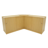 Adonis LED Winkel Toonbank Set B1200, C1200 & CM60 - Esdoorn