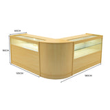 Adonis LED Winkel Toonbank Set B1200, C1200 & CM60 - Esdoorn