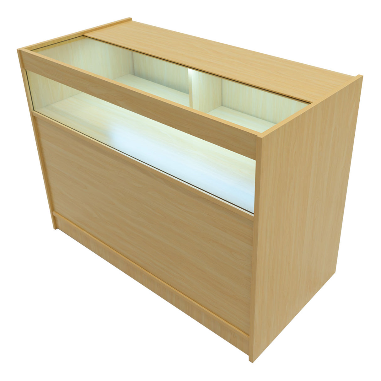 Adonis LED Winkel Toonbank Set B1200, C1200 & CM60 - Esdoorn