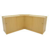 Triton LED Winkel Toonbank Set K1200, B1200 & CM60 - Esdoorn