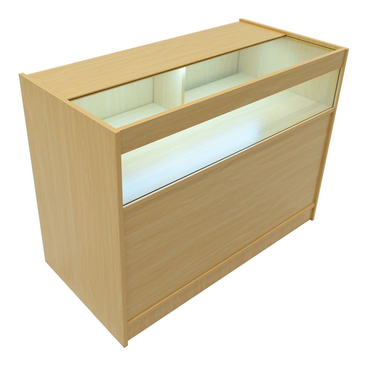 Triton LED Winkel Toonbank Set K1200, B1200 & CM60 - Esdoorn
