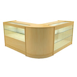 Hera LED Winkel Toonbank Set K1200, C1200 & CM60 - Esdoorn