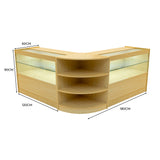 Andromeda LED Winkel Toonbank Set LM60 & 2 x C1200 - Esdoorn
