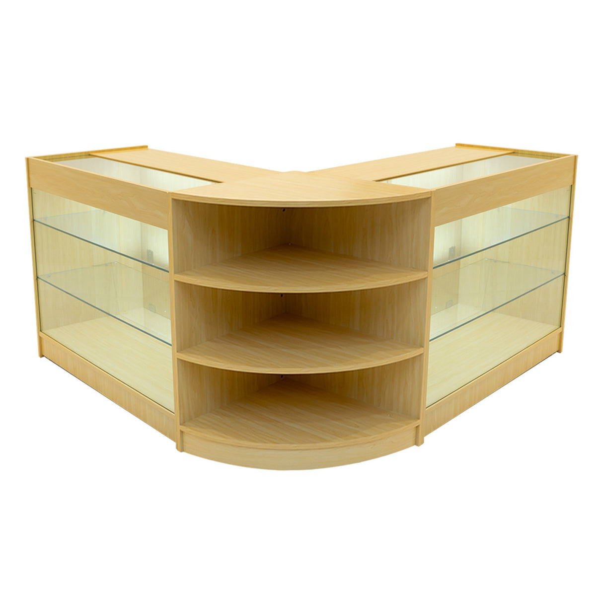 Apollo LED Winkel Toonbank Set LM60 & 2 x K1200 - Esdoorn