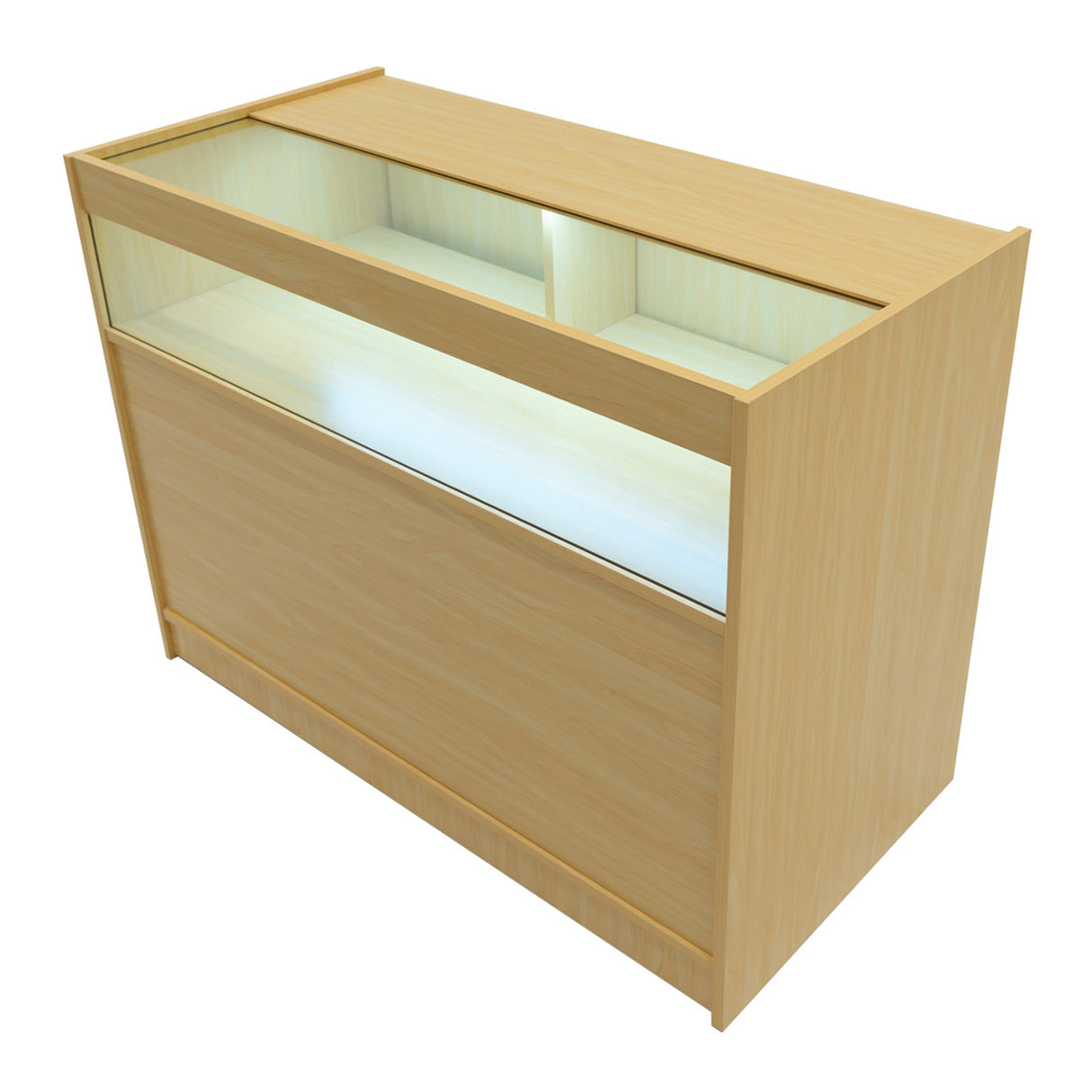 Harmonia LED Winkel Toonbank Set B1200, C1200 & LM60 - Esdoorn