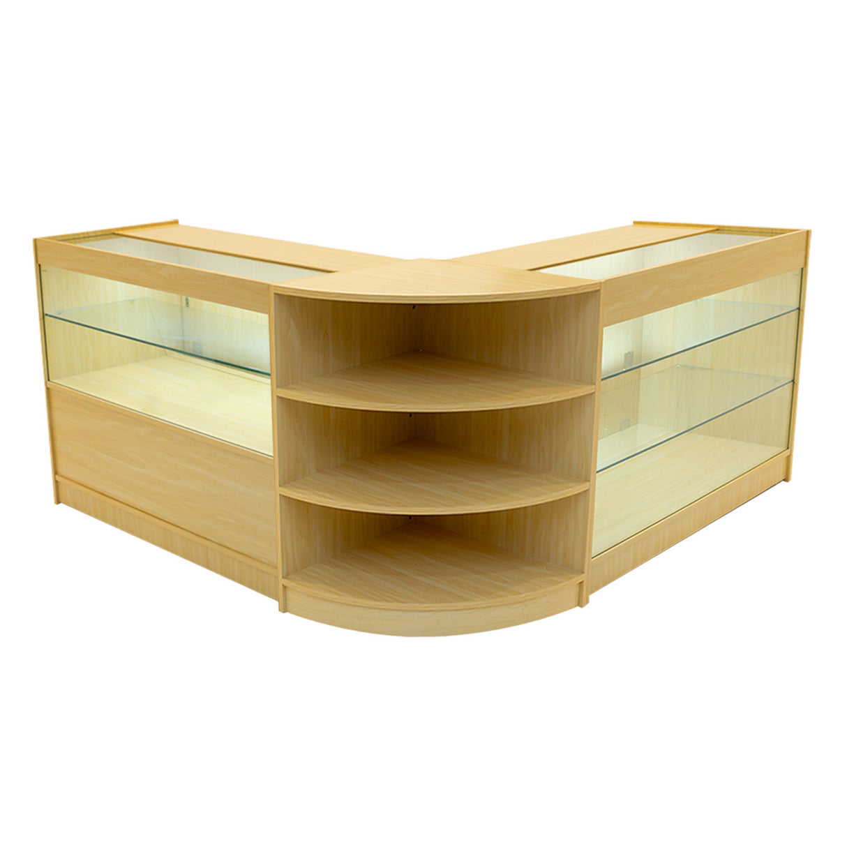 Calliope LED Winkel Toonbank Set K1200, C1200 & LM60 - Esdoorn
