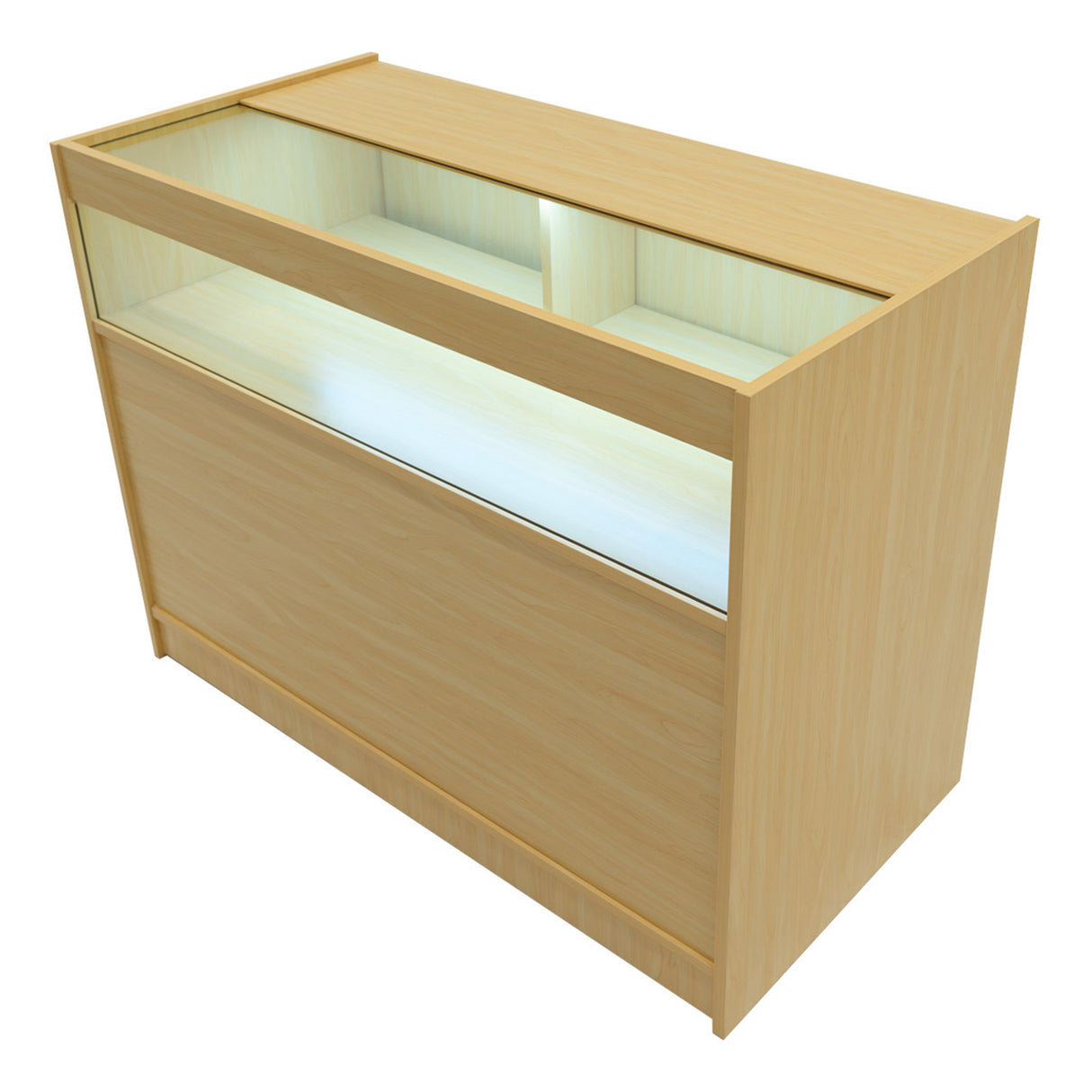 Gravity LED Winkel Toonbank Set B1200, C1200, TB60 & CM60 - Esdoorn