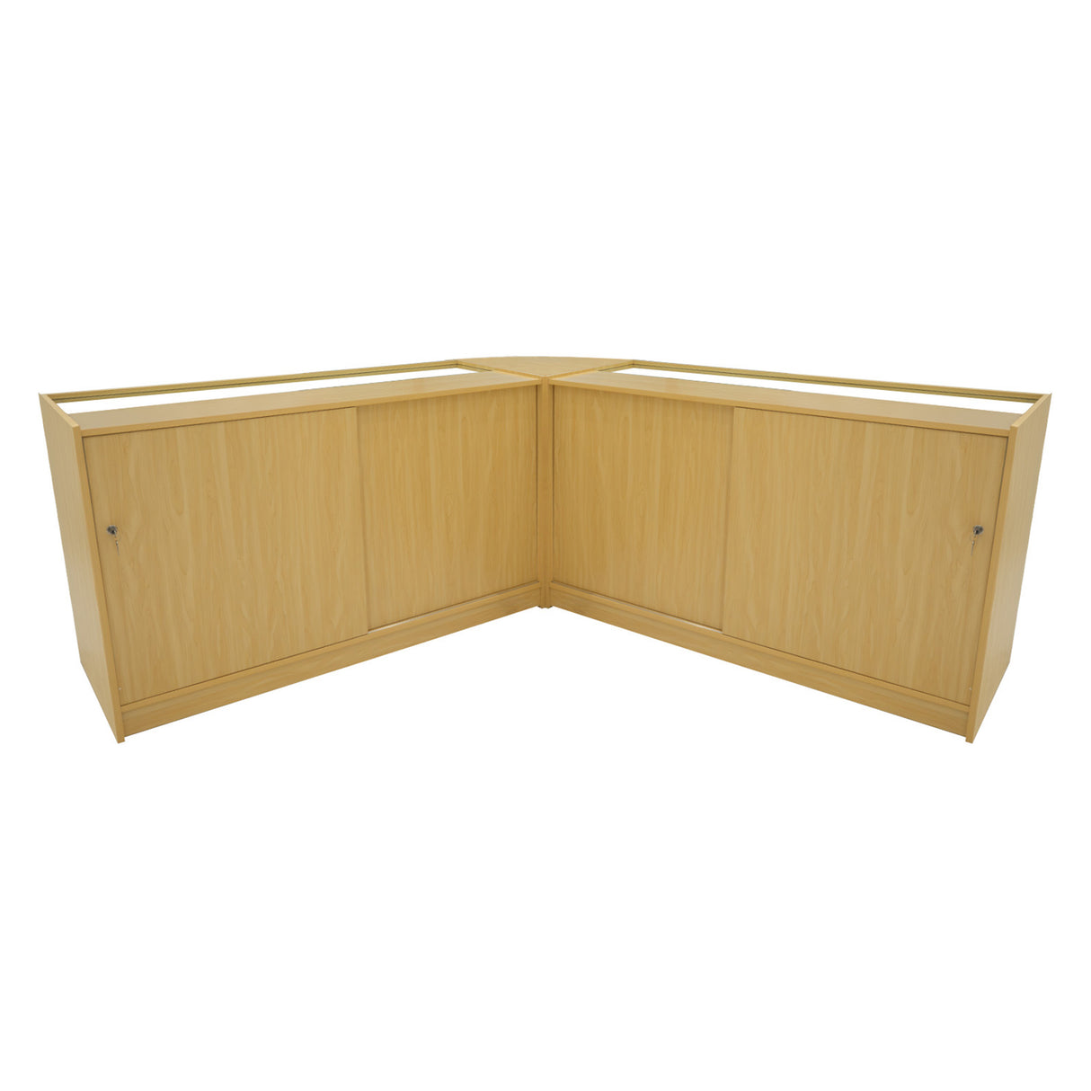 Iris LED Winkel Toonbank Set CM60 & 2 x B1500 - Esdoorn