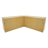 Iris LED Winkel Toonbank Set CM60 & 2 x B1500 - Esdoorn