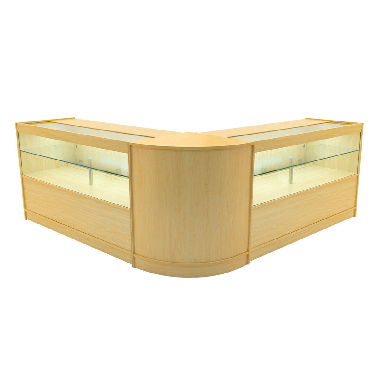 Selene LED Winkel Toonbank Set CM60 & 2 x C1500 - Esdoorn