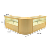 Selene LED Winkel Toonbank Set CM60 & 2 x C1500 - Esdoorn