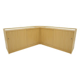 Helios LED Winkel Toonbank Set CM60 & 2 x K1500 - Esdoorn