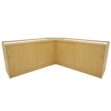 Adonis LED Winkel Toonbank Set B1500, C1500 & CM60 - Esdoorn