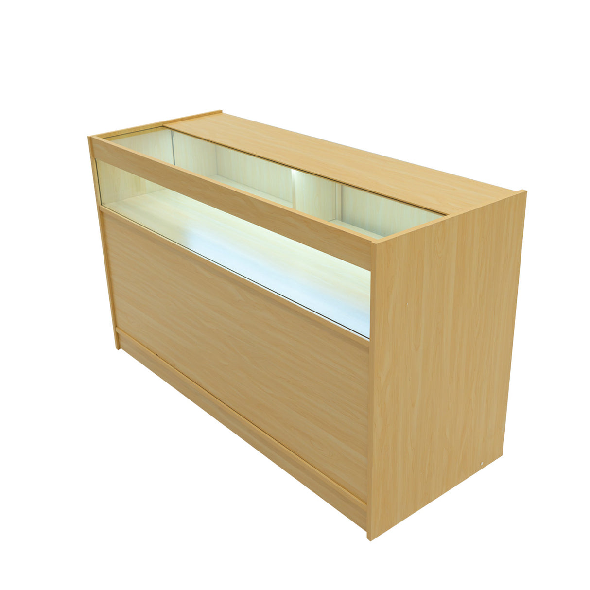 Adonis LED Winkel Toonbank Set B1500, C1500 & CM60 - Esdoorn