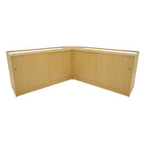 Triton LED Winkel Toonbank Set K1500, B1500 & CM60 - Esdoorn