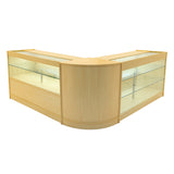 Hera LED Winkel Toonbank Set K1500, C1500 & CM60 - Esdoorn