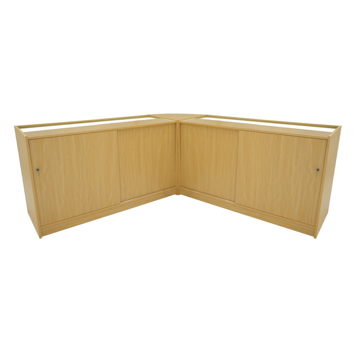 Hera LED Winkel Toonbank Set K1500, C1500 & CM60 - Esdoorn