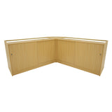 Theseus LED Winkel Toonbank Set LM60 & 2 x B1500 - Esdoorn