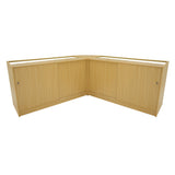 Demeter LED Winkel Toonbank Set K1500, B1500 & LM60 - Esdoorn