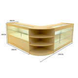 Calliope LED Winkel Toonbank Set K1500, C1500 & LM60 - Esdoorn