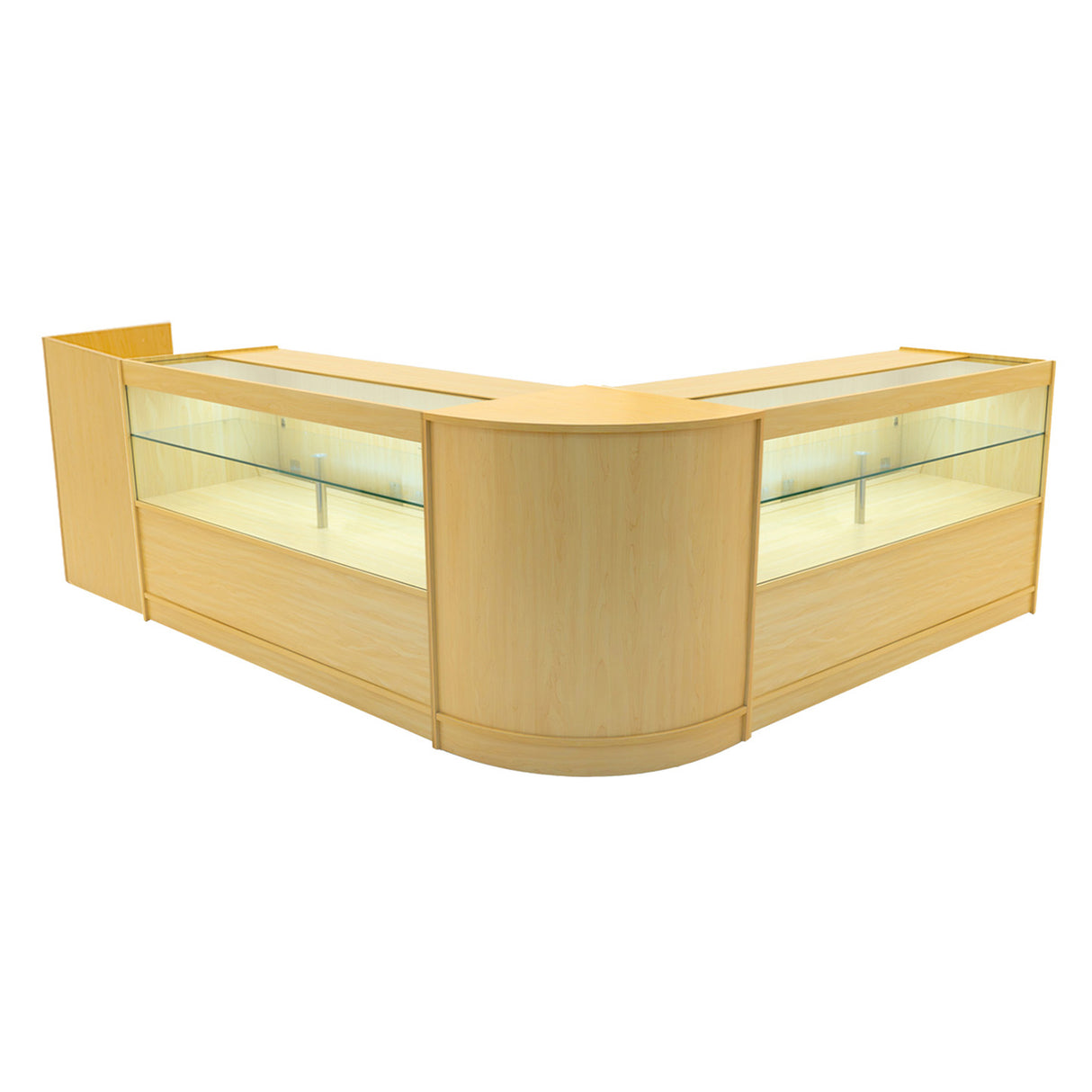 Phoenix LED Winkel Toonbank Set CM60, TB60 & 2 x C1500 - Esdoorn