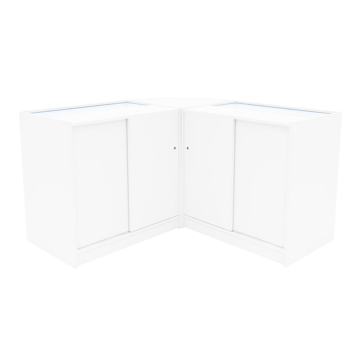 Helios LED Winkel Toonbank Set CM60 & 2 x K900 - Wit