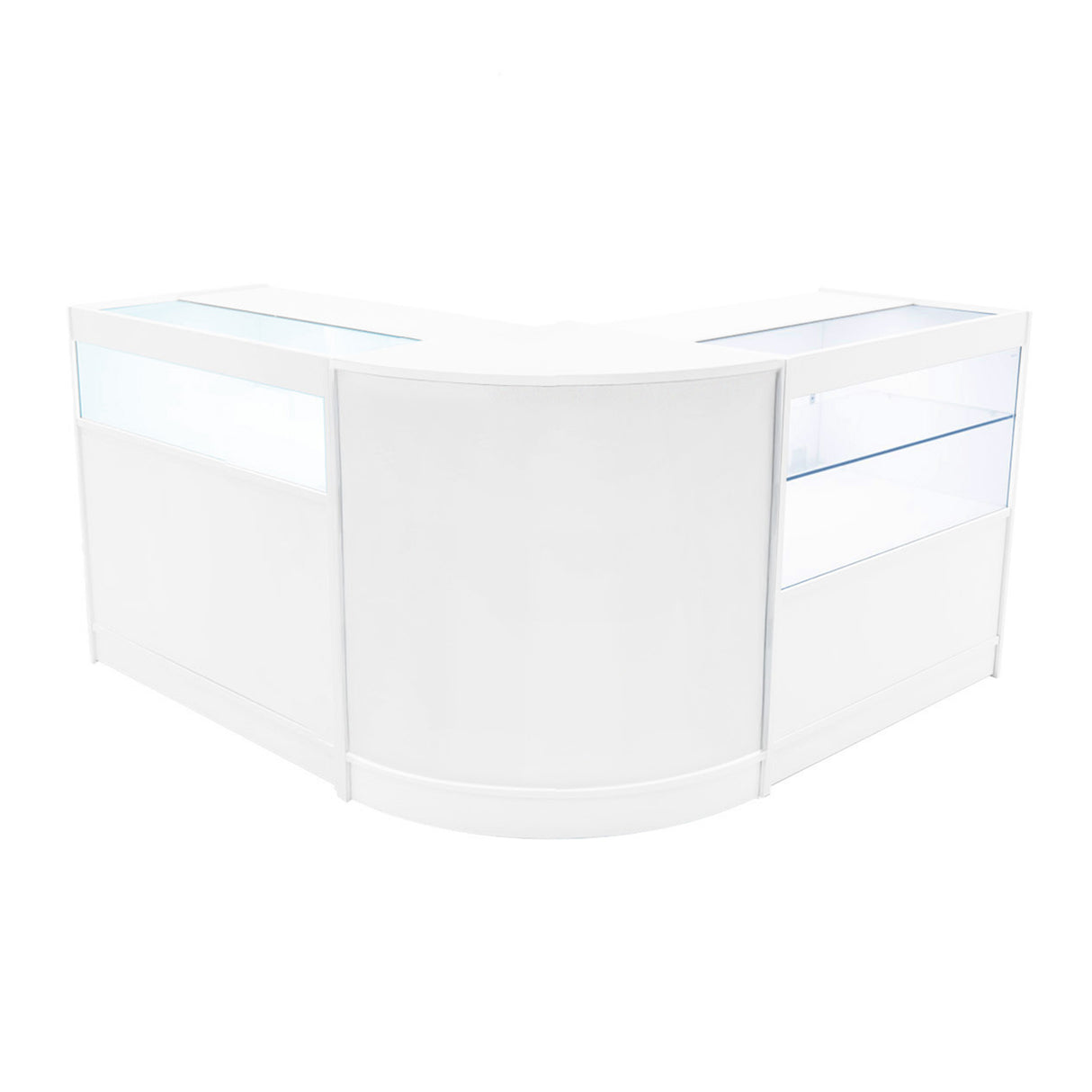 Adonis LED Winkel Toonbank Set B900, C900 & CM60 - Wit
